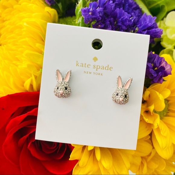 kate spade Jewelry - Kate Spade ♠️ Bunny 🐰 Earrings